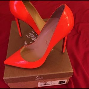 Christian Louboutin Orange Heels
